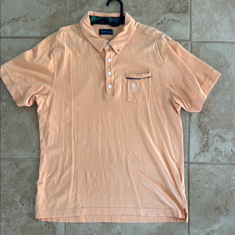 William Murray Golf Orange Polo Shirt Classic Fit